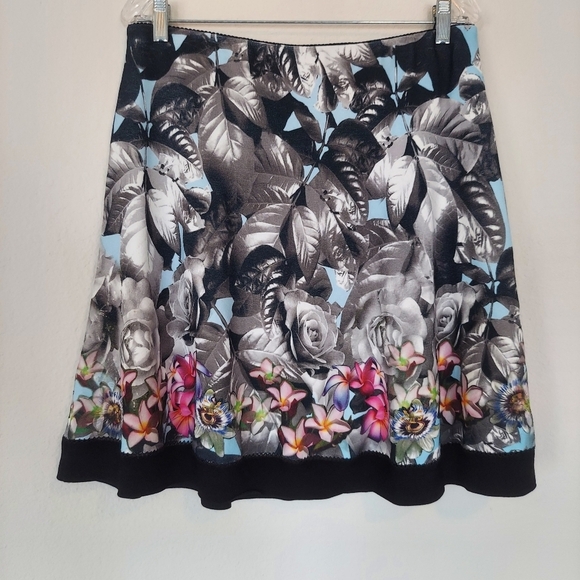 Marc Cain Floral Print Skirt Size US 12 - Picture 3 of 10